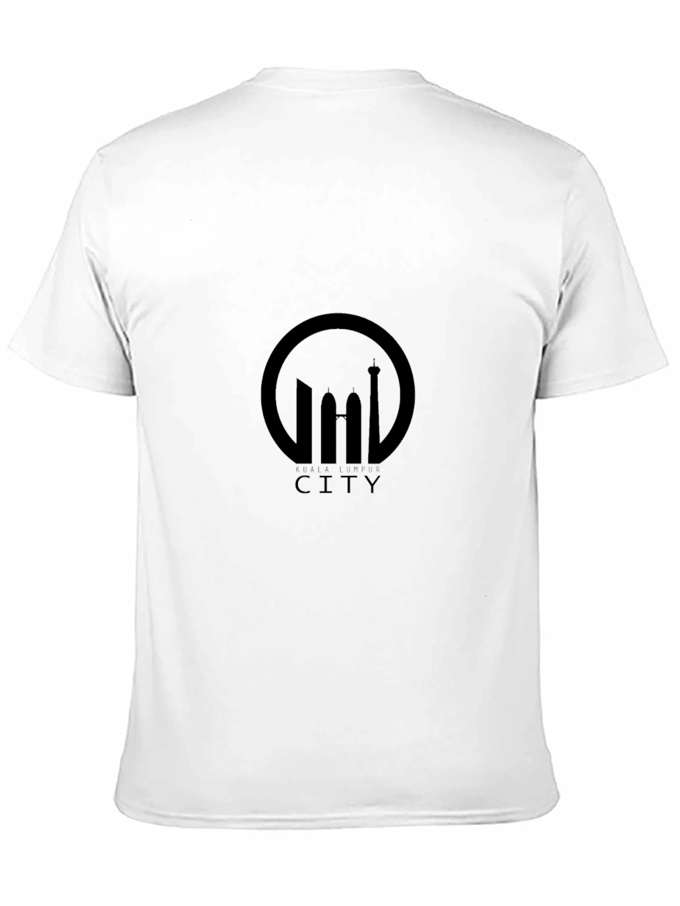 Cityscape Silhouette Black T-Shirt