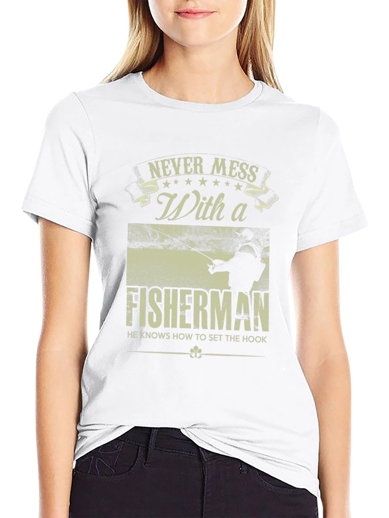 Never Mess With a Fisherman Graphic T-Shirt
