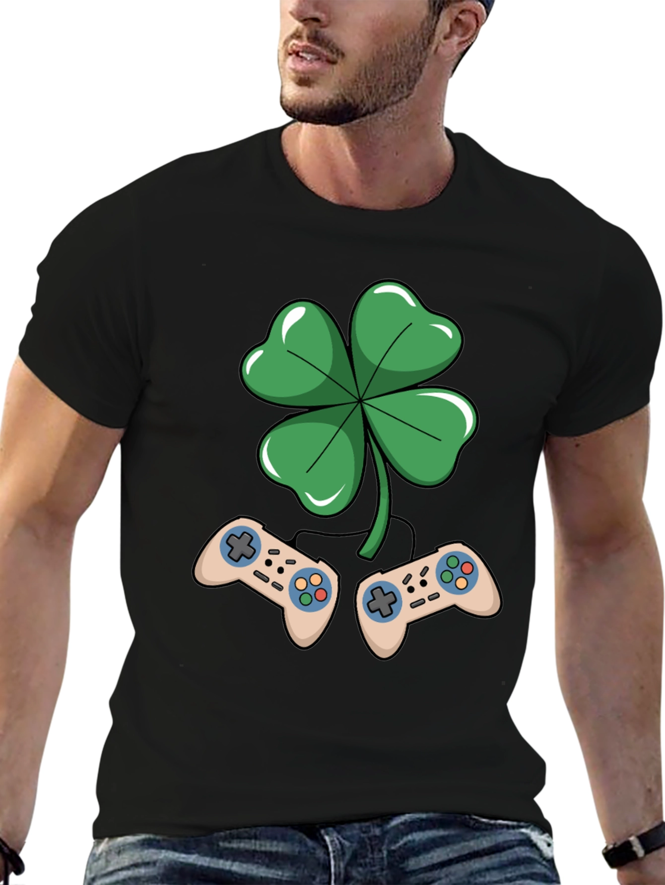 Gamers Lucky Shamrock T-Shirt