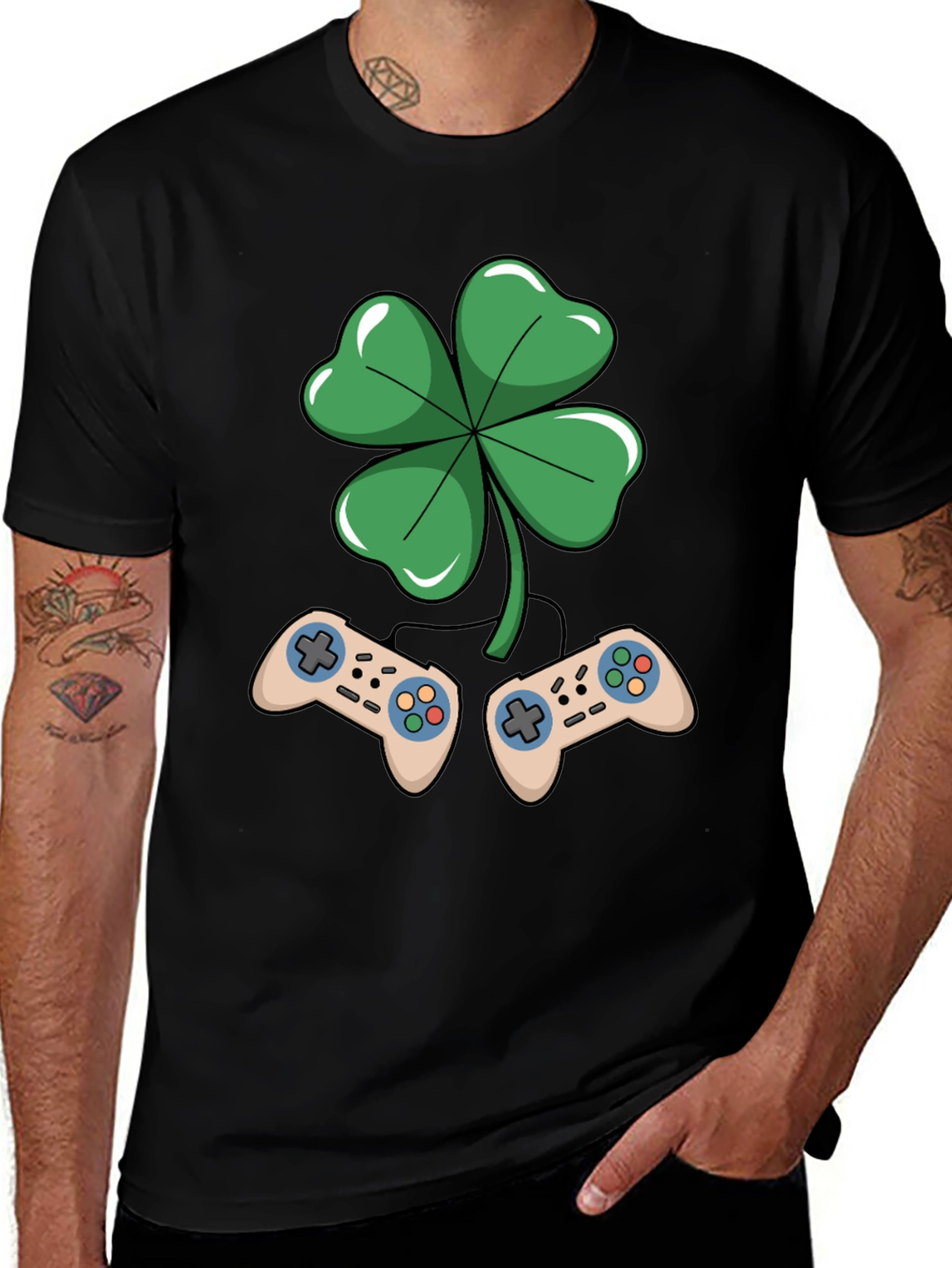 Gamers Lucky Shamrock T-Shirt