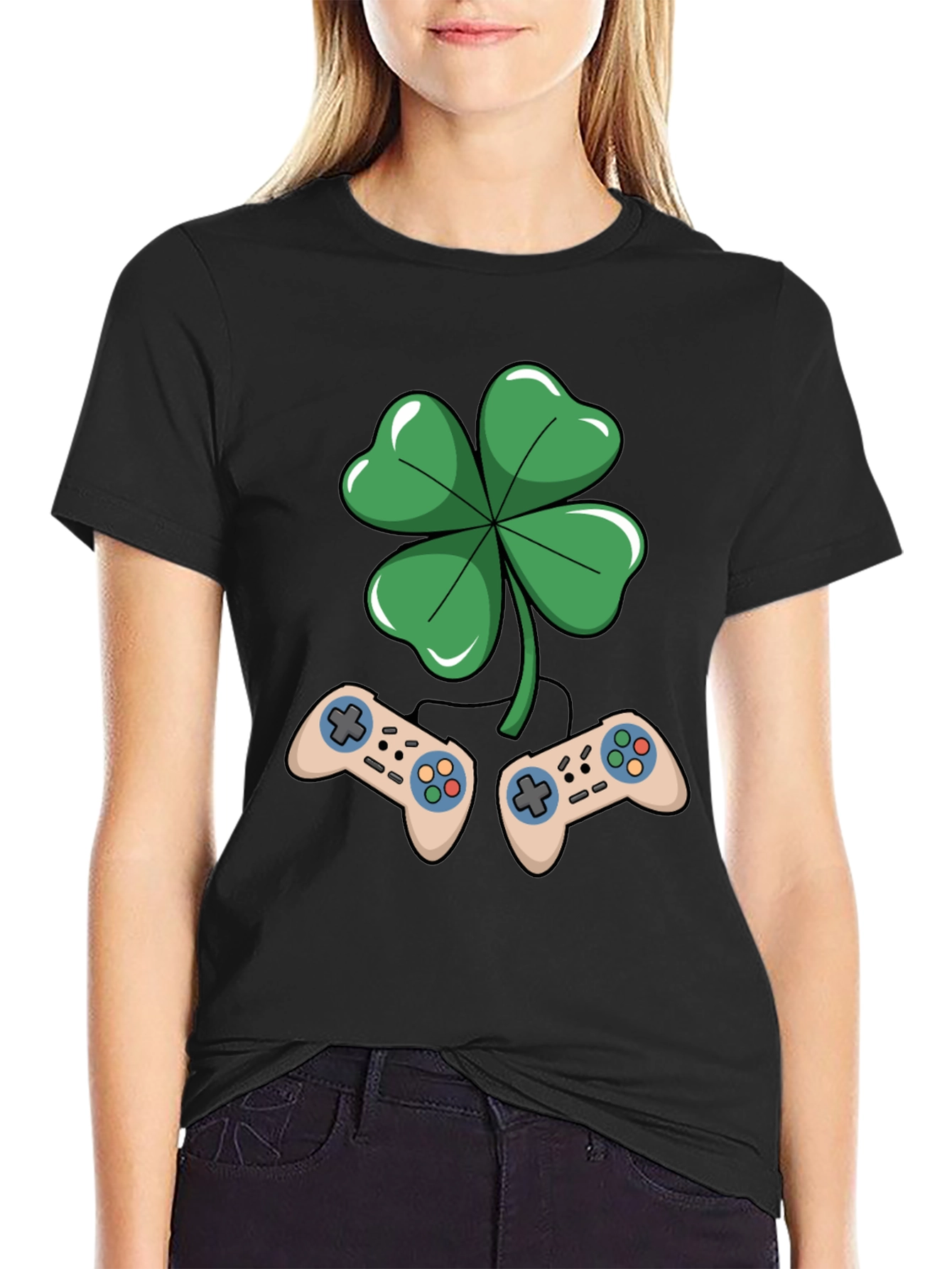 Gamers Lucky Shamrock T-Shirt