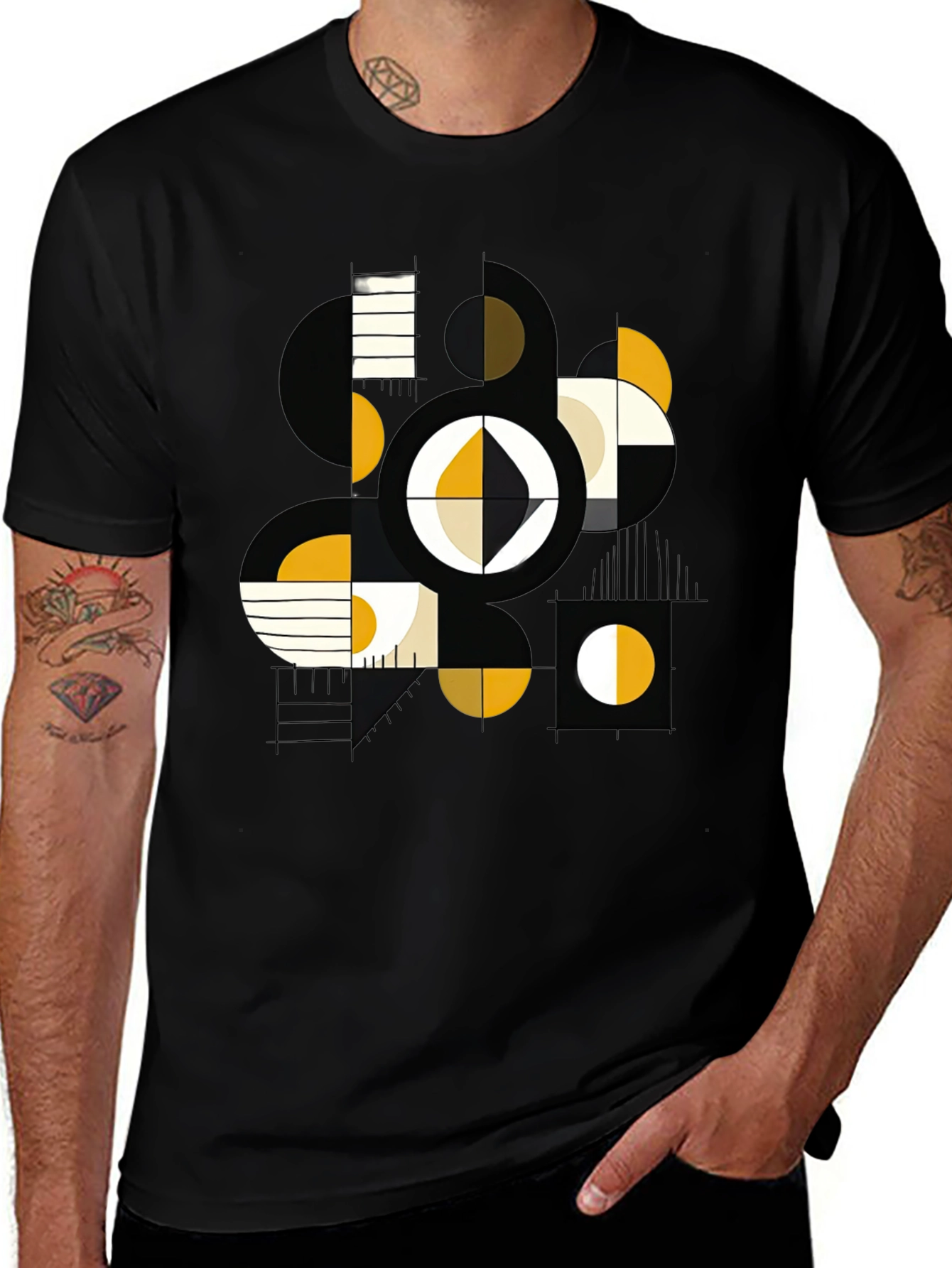 Abstract Geometric Art Tee