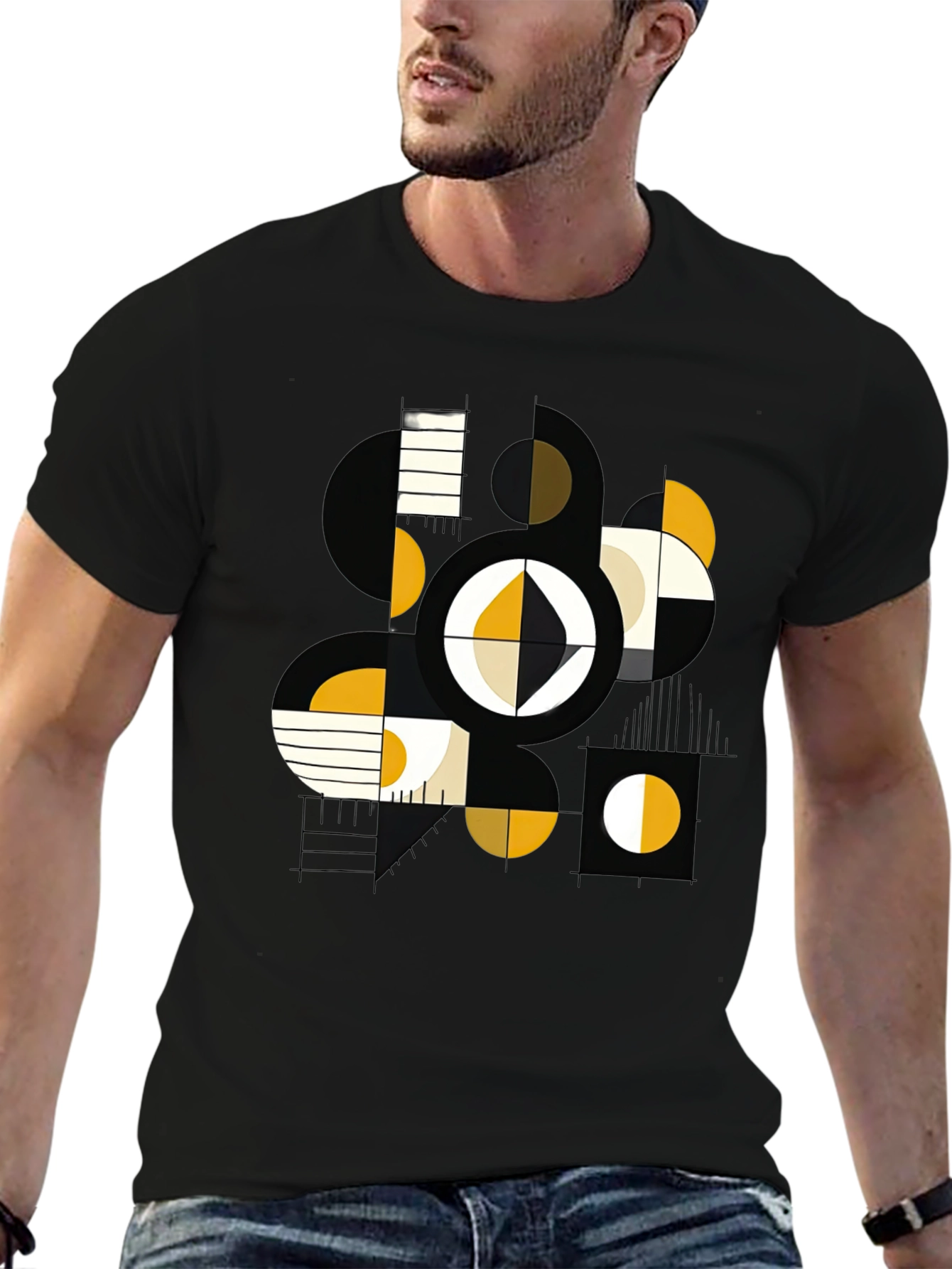 Abstract Geometric Art Tee