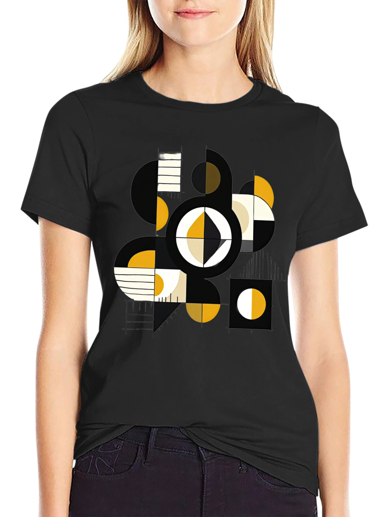 Abstract Geometric Art Tee