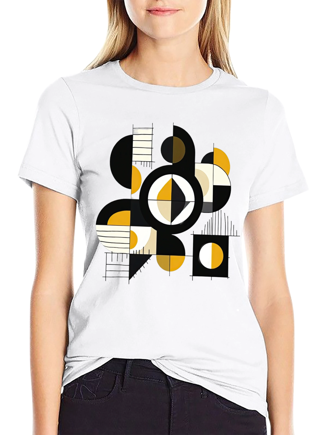 Abstract Geometric Art Tee