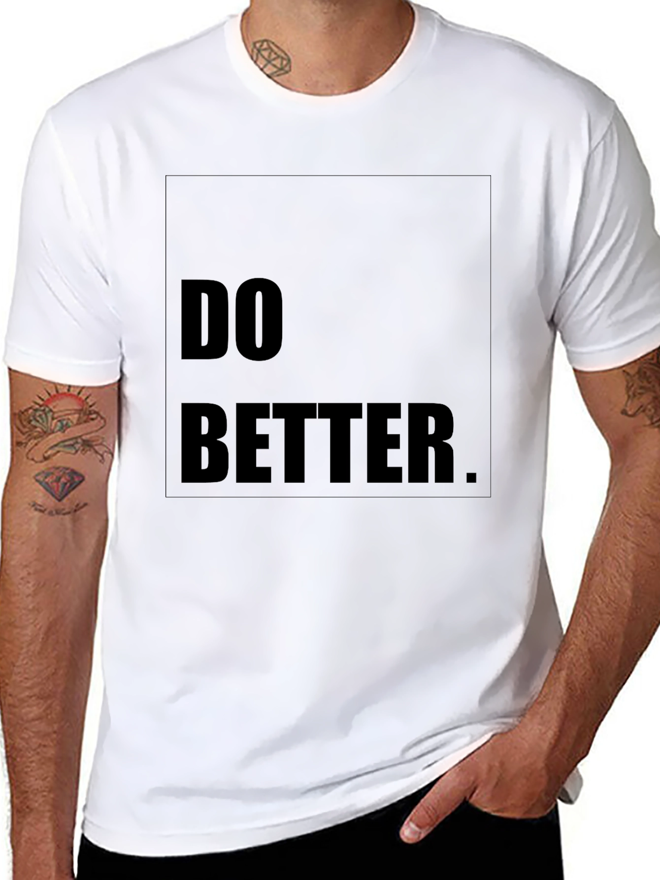Do Better Graphic Tee - Mens Black T-Shirt