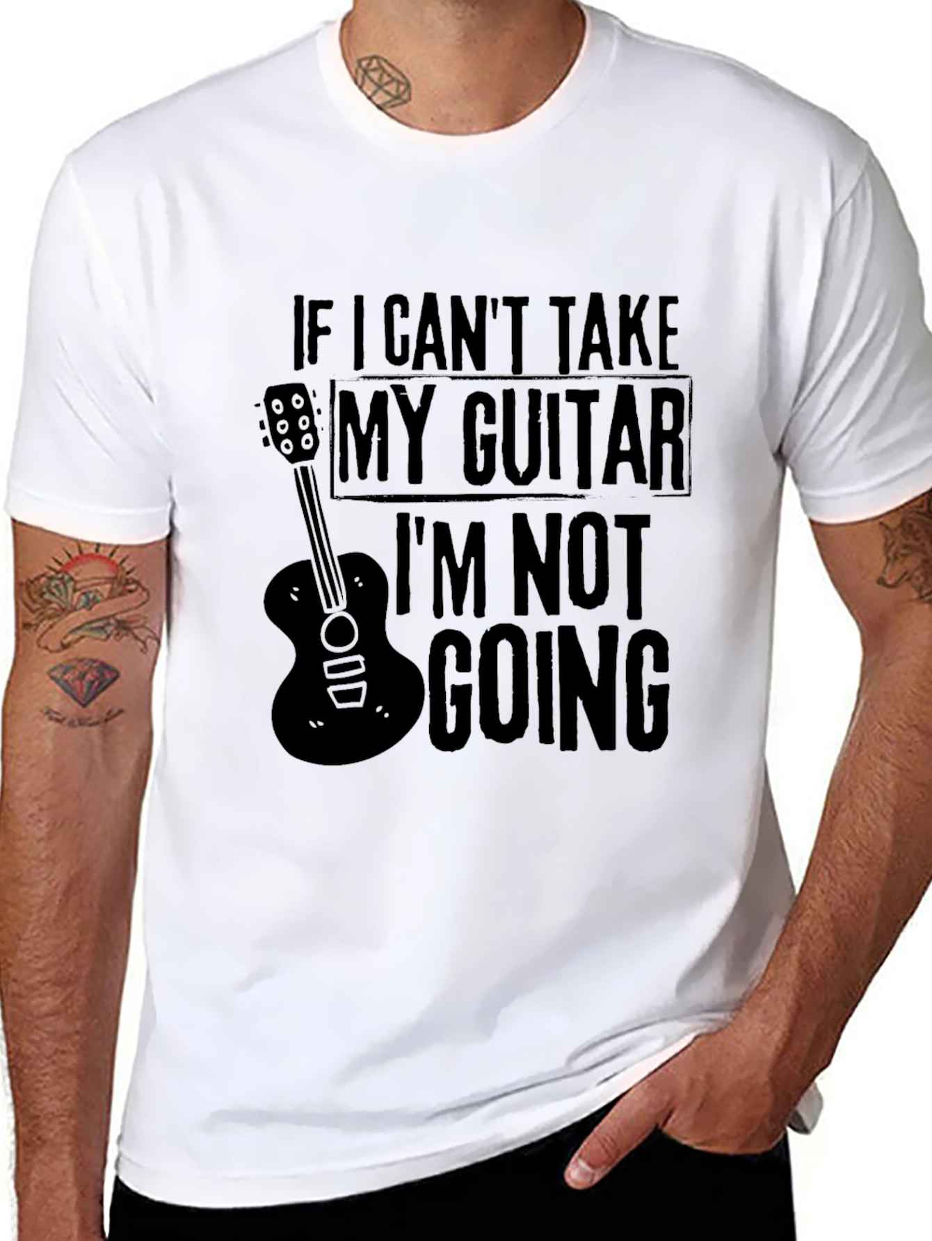 Guitar Lover T-Shirt: If I Cant Take My Guitar...