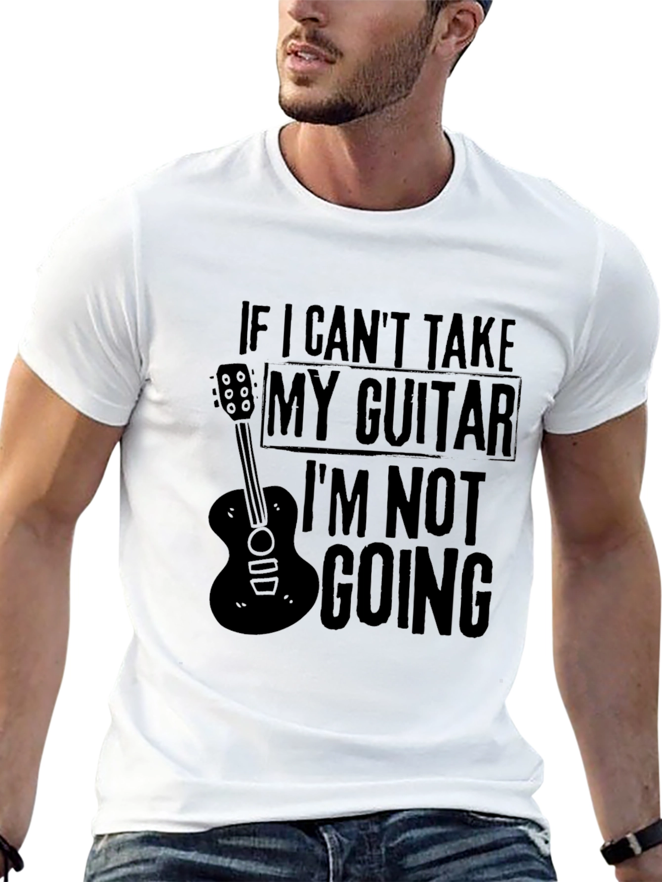 Guitar Lover T-Shirt: If I Cant Take My Guitar...