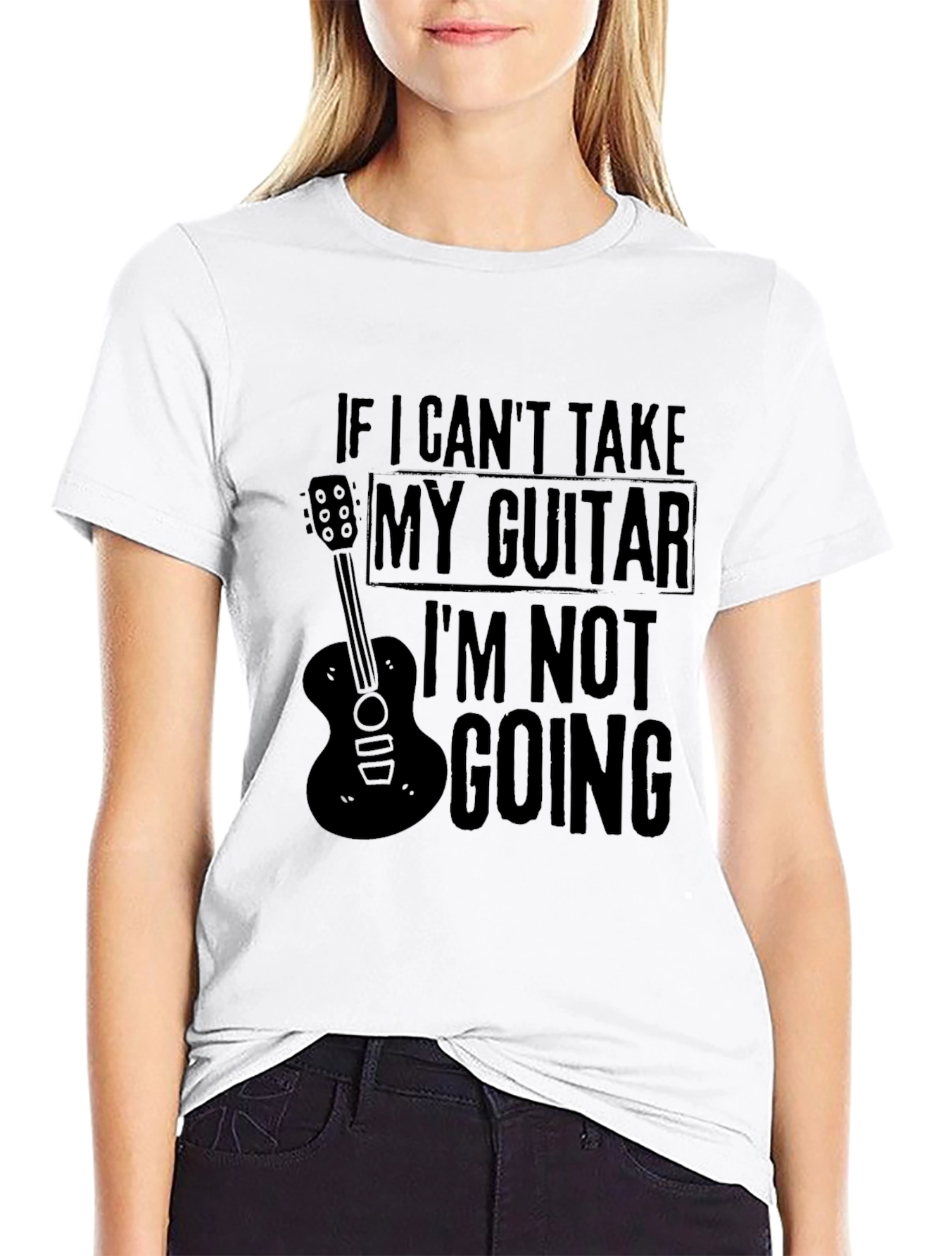 Guitar Lover T-Shirt: If I Cant Take My Guitar...