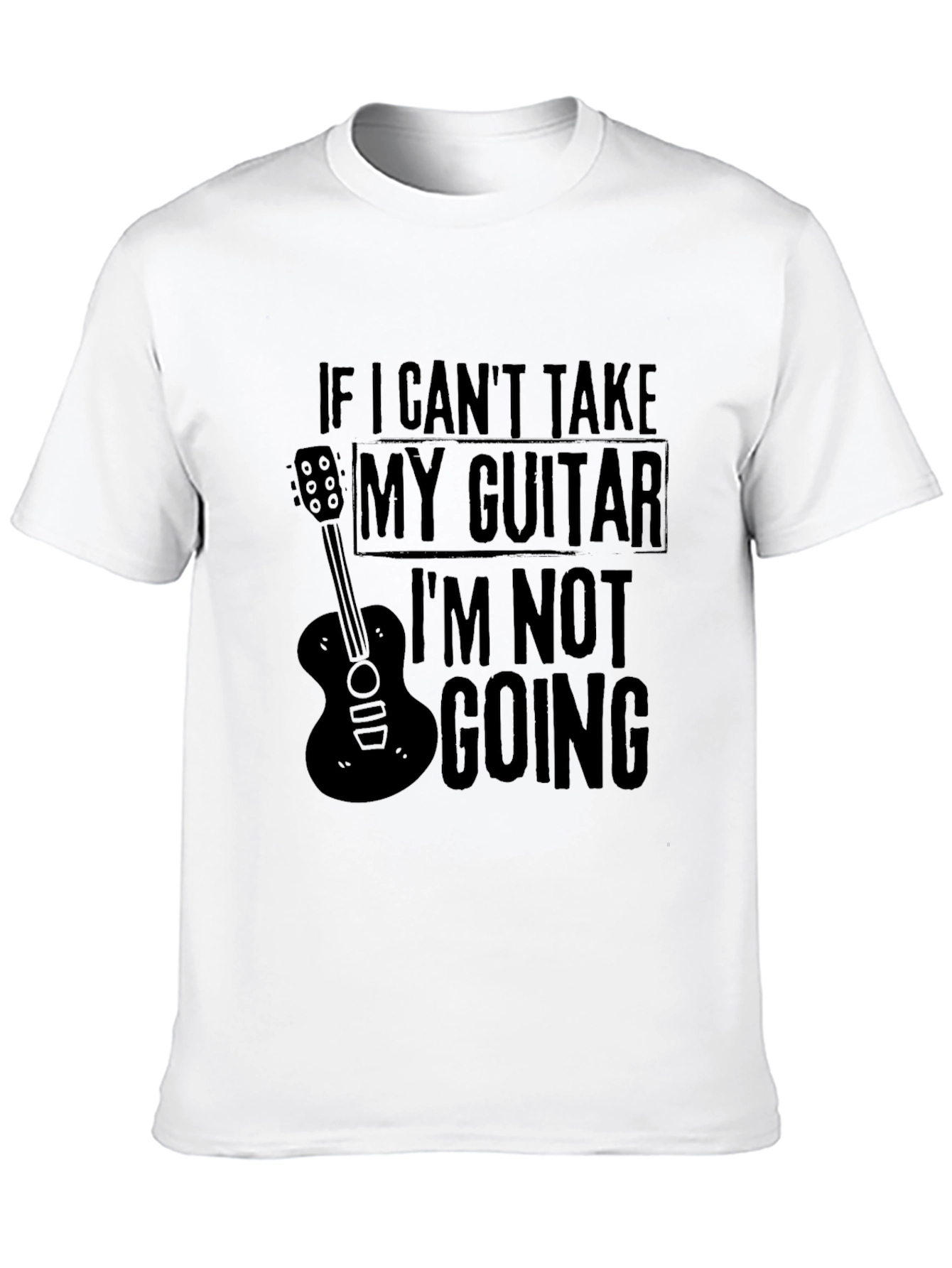 Guitar Lover T-Shirt: If I Cant Take My Guitar...