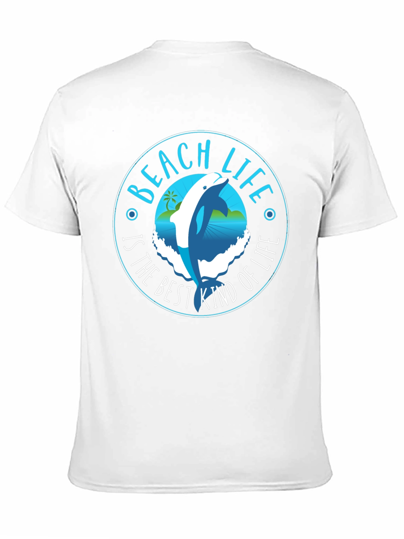 Beach Life Dolphin Graphic T-Shirt