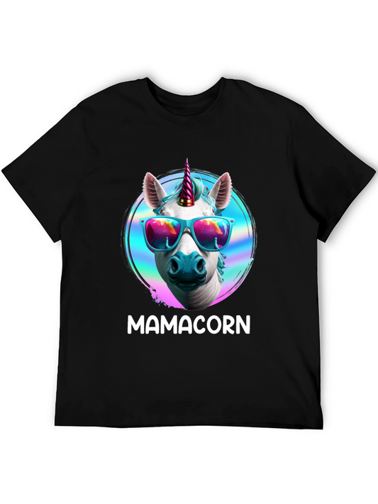 Mamacorn Unicorn Graphic Tee - Trendy Mom Shirt