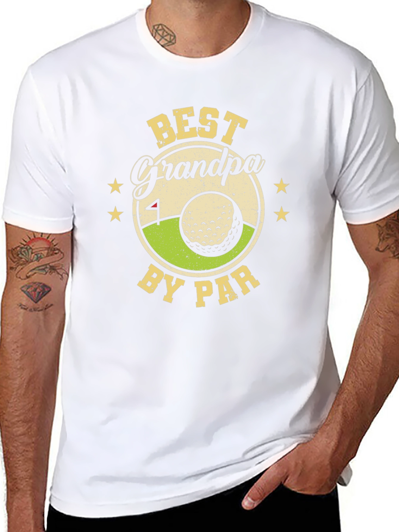 Best Grandpa By Par Golf T-Shirt