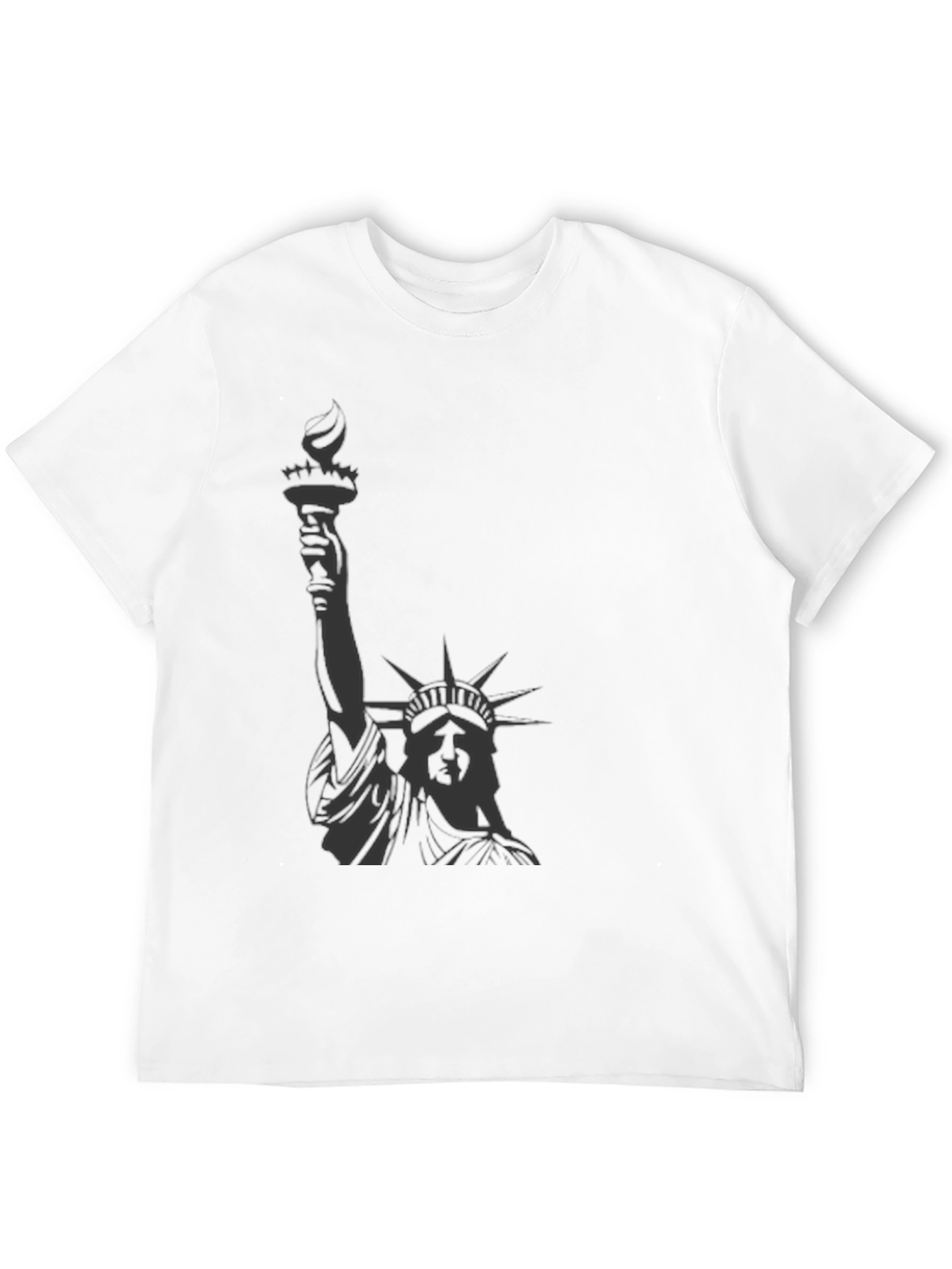 Statue of Liberty Graphic Tee - Black