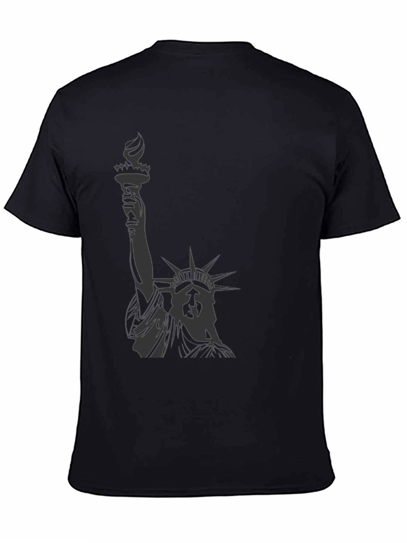 Statue of Liberty Graphic Tee - Black