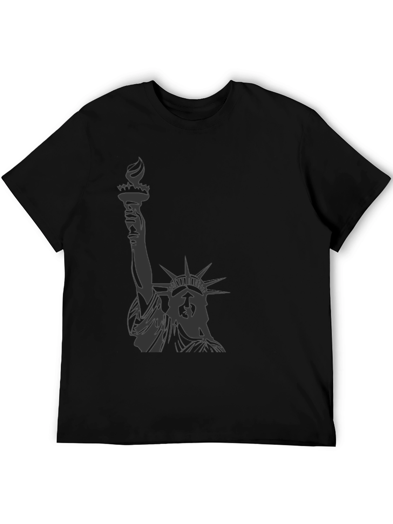 Statue of Liberty Graphic Tee - Black