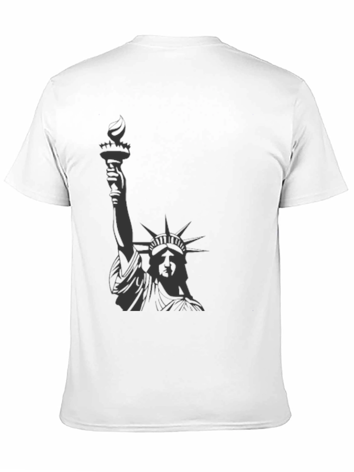 Statue of Liberty Graphic Tee - Black