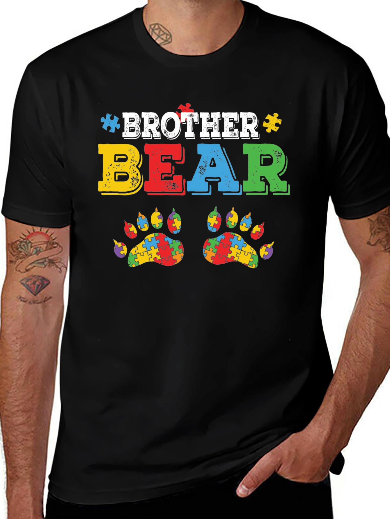 Brother Bear Autism Awareness T-Shirt