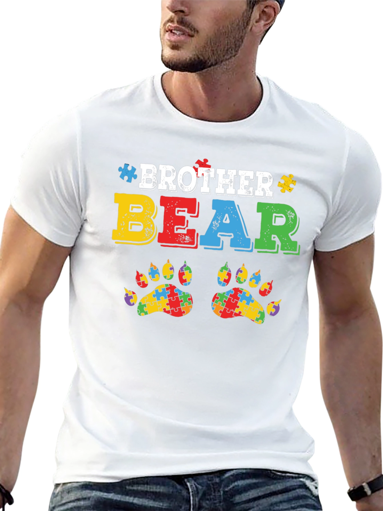 Brother Bear Autism Awareness T-Shirt