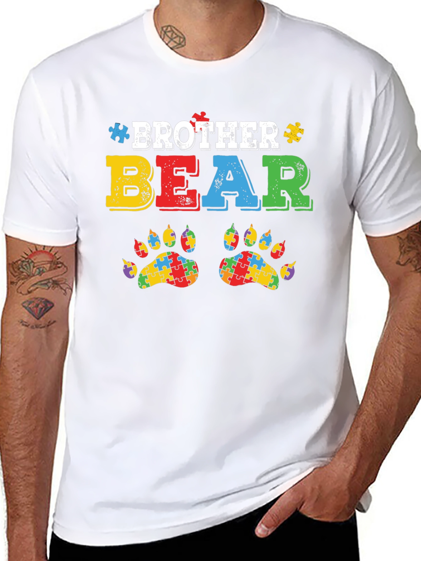 Brother Bear Autism Awareness T-Shirt