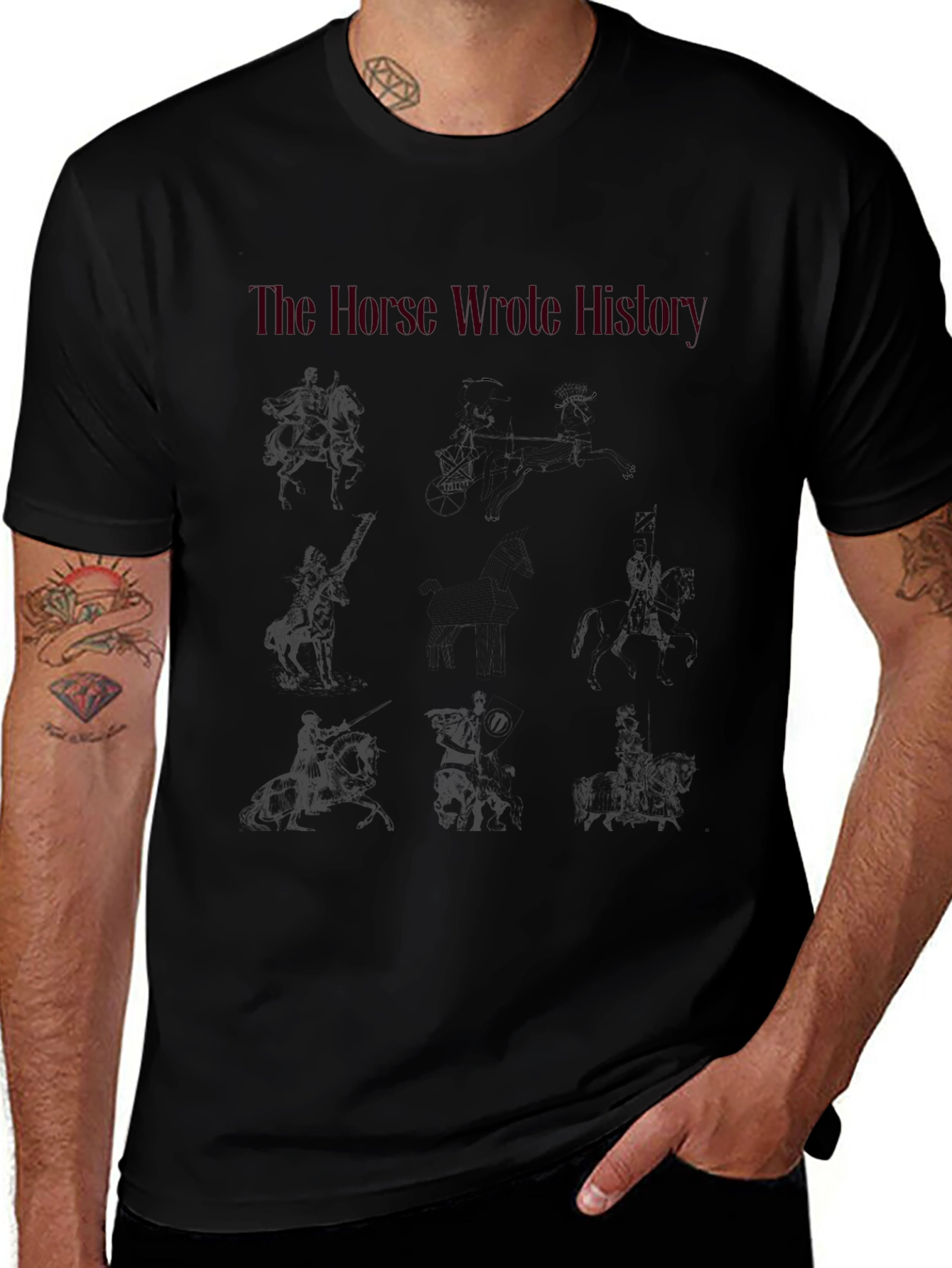 The Horse Wrote History Graphic Tee