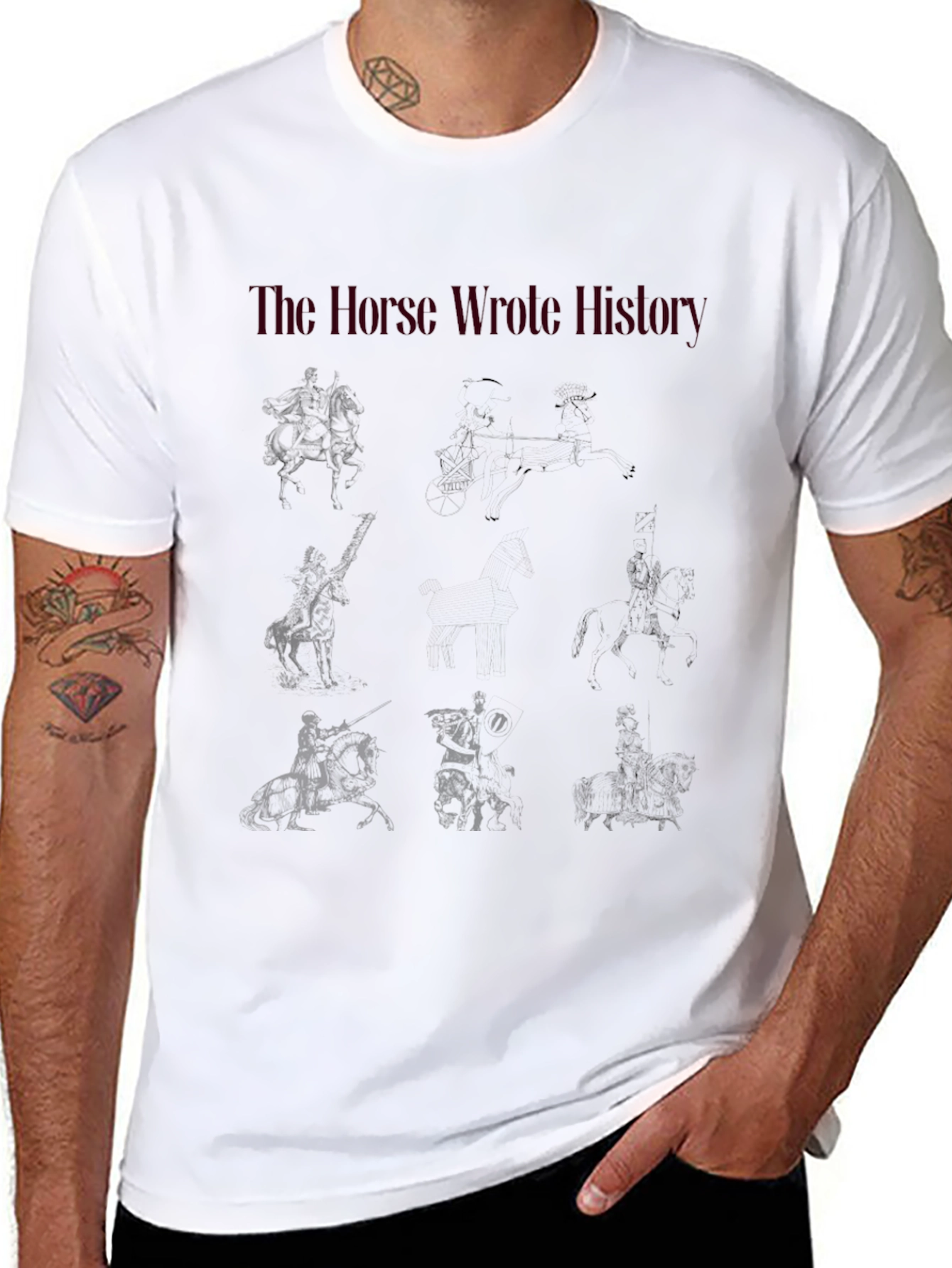 The Horse Wrote History Graphic Tee