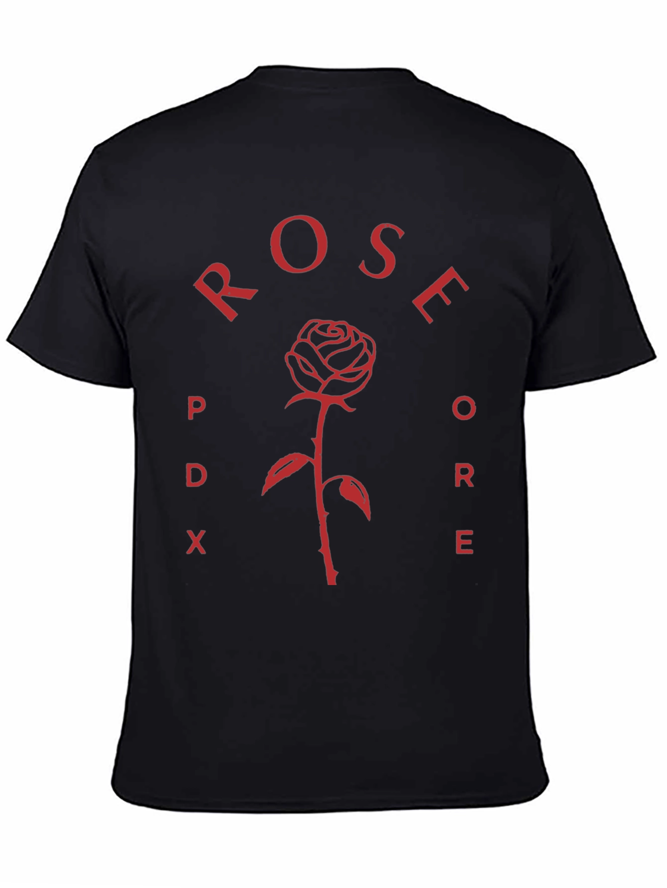 Rose PDX Black T-Shirt