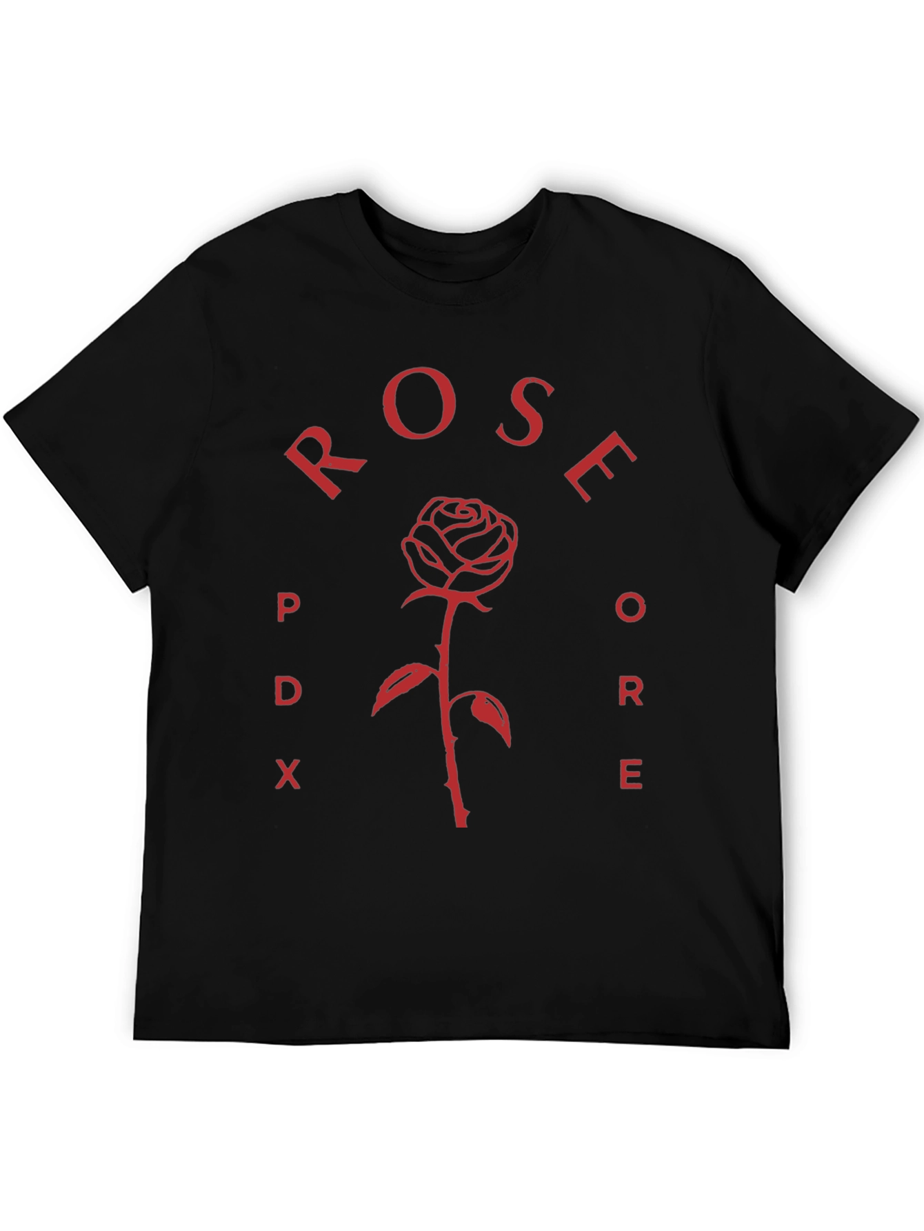 Rose PDX Black T-Shirt