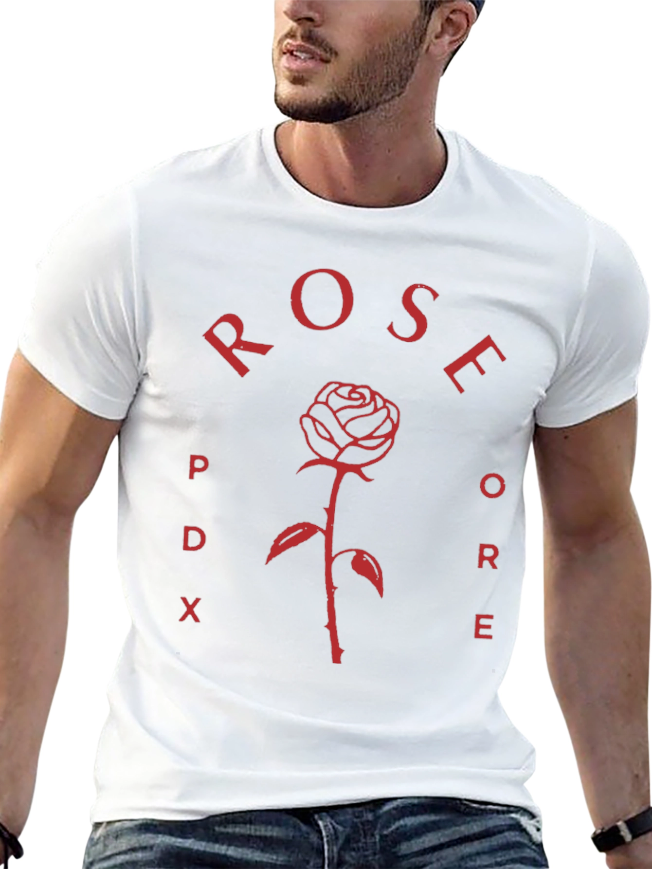 Rose PDX Black T-Shirt