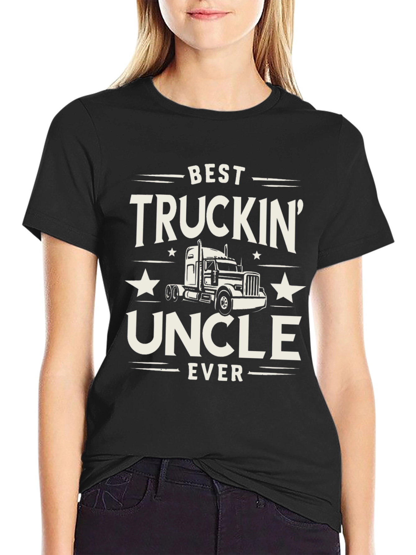 Best Truckin Uncle Ever Graphic T-Shirt