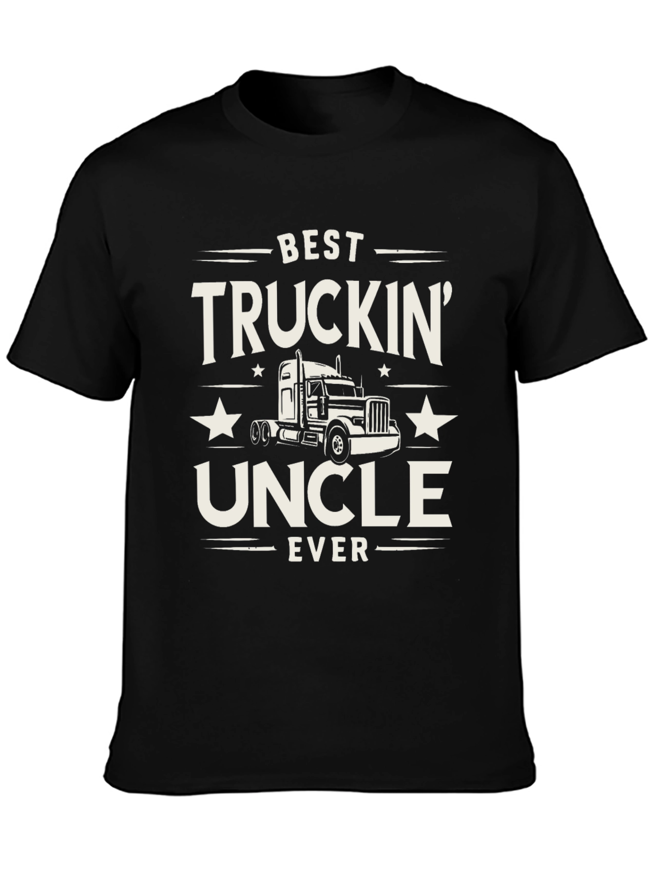 Best Truckin Uncle Ever Graphic T-Shirt