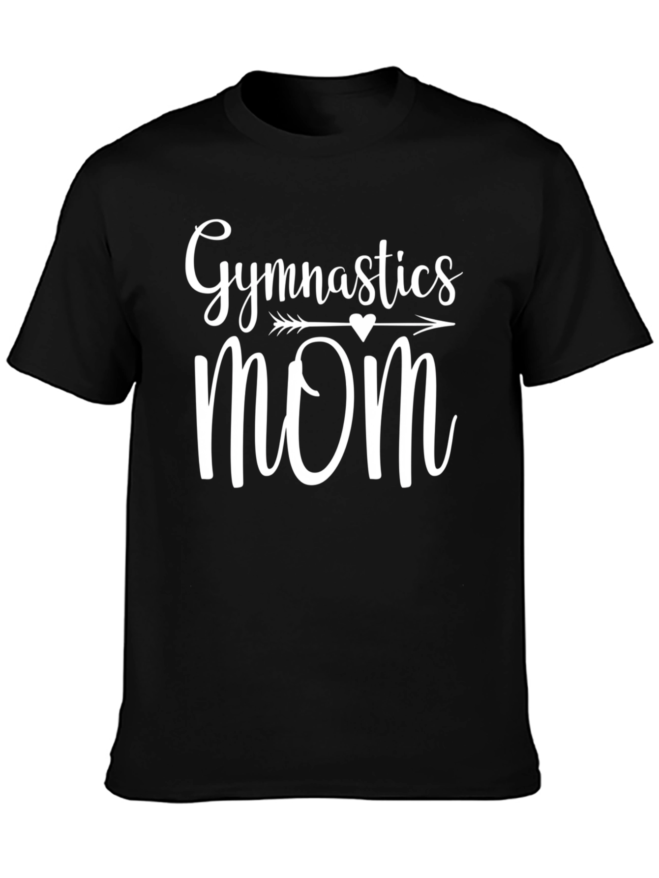 Gymnastics Mom Black T-Shirt
