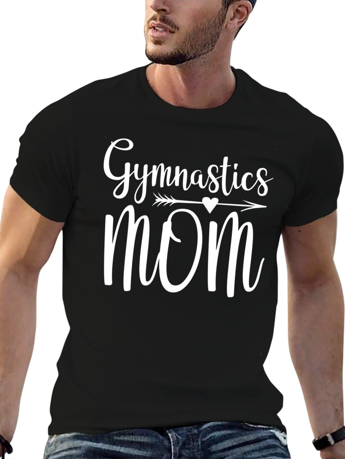 Gymnastics Mom Black T-Shirt