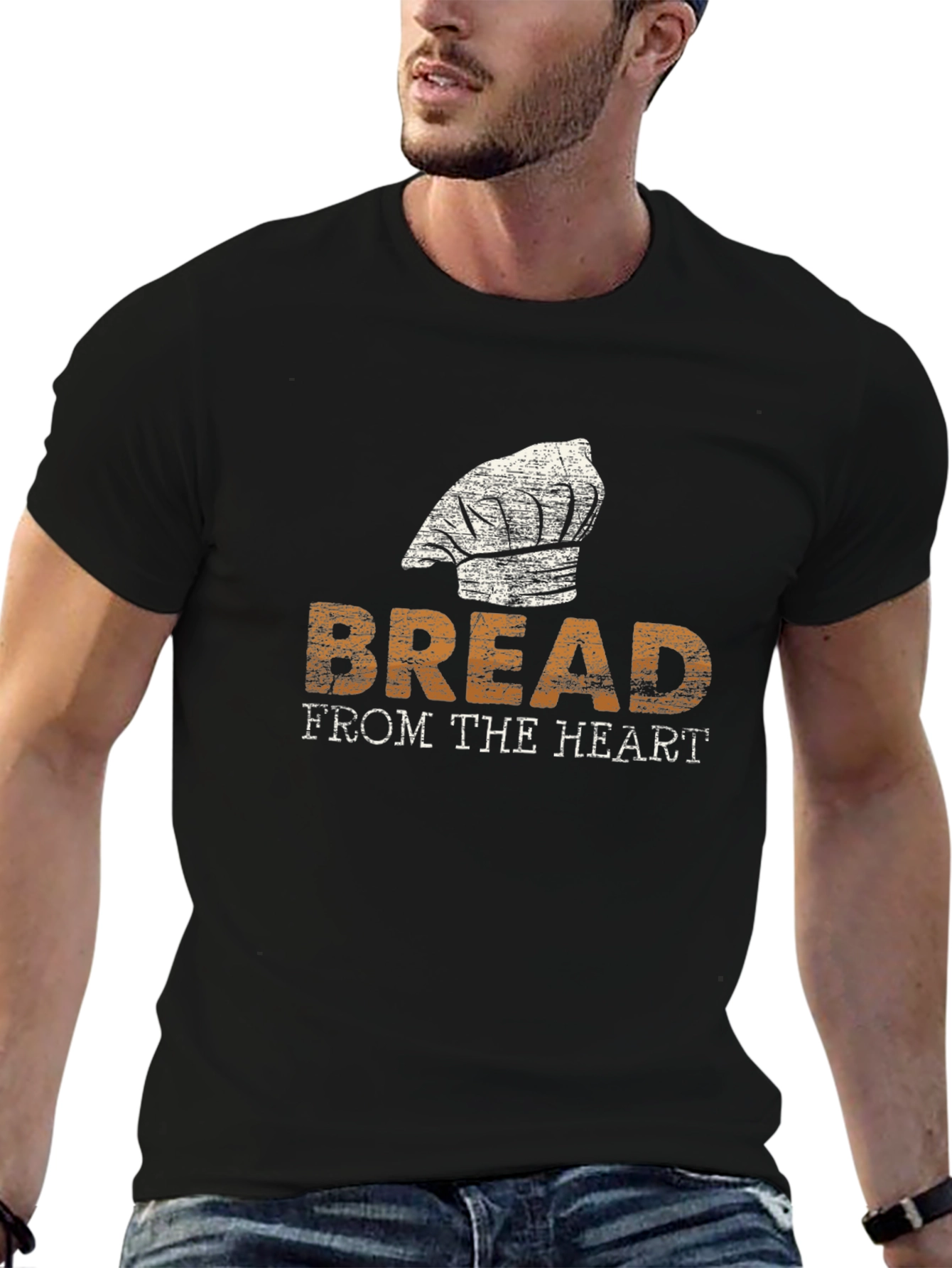 Bread From The Heart Black T-Shirt