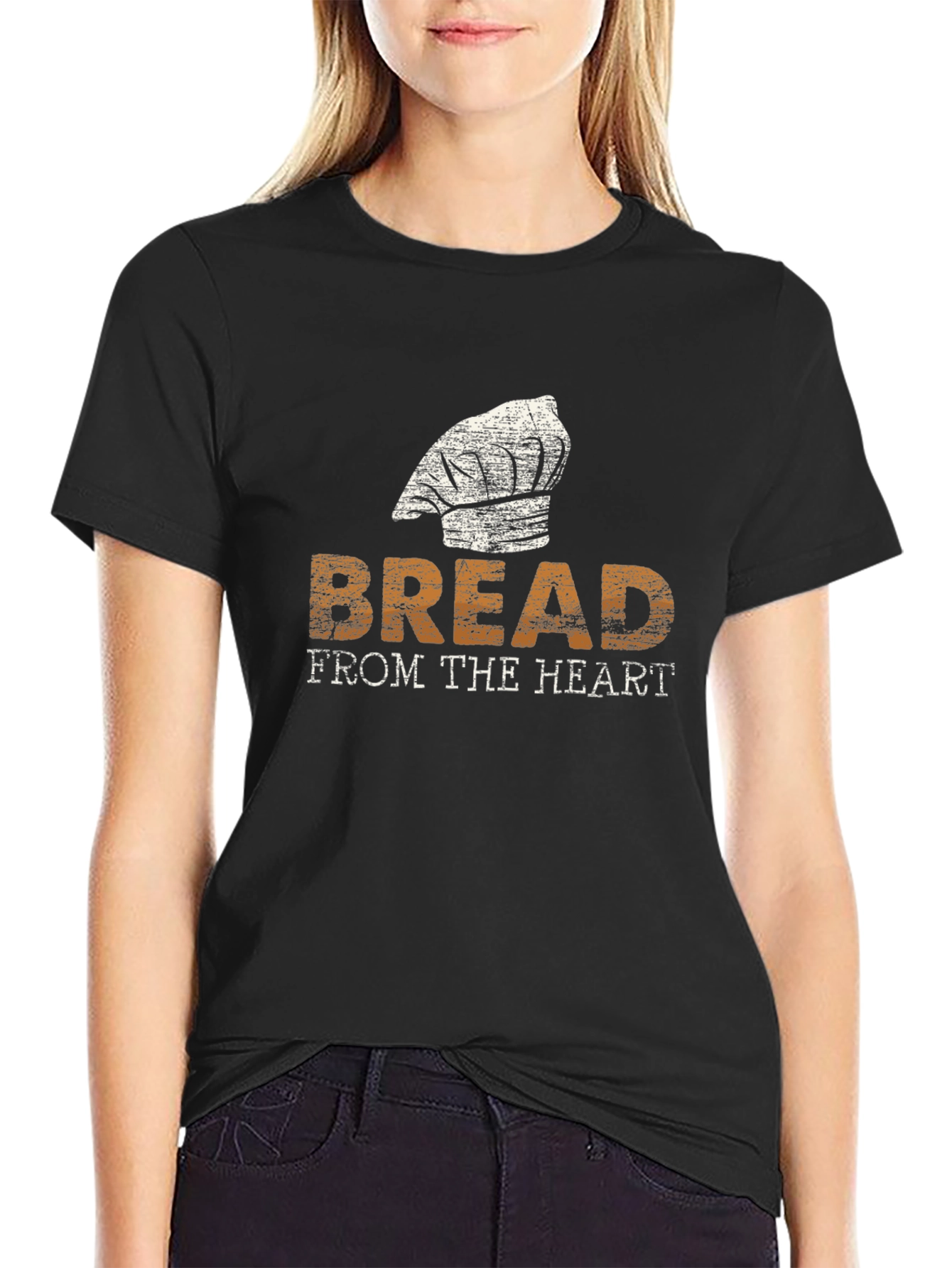 Bread From The Heart Black T-Shirt