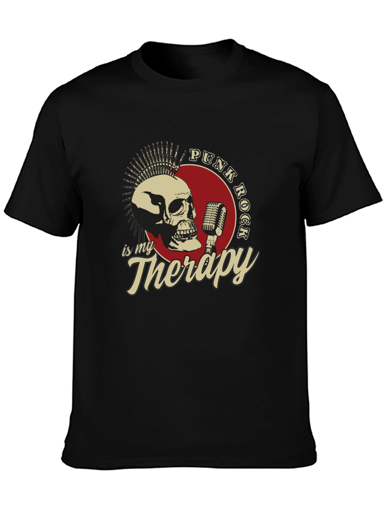 Punk Rock is My Therapy Graphic Tee
