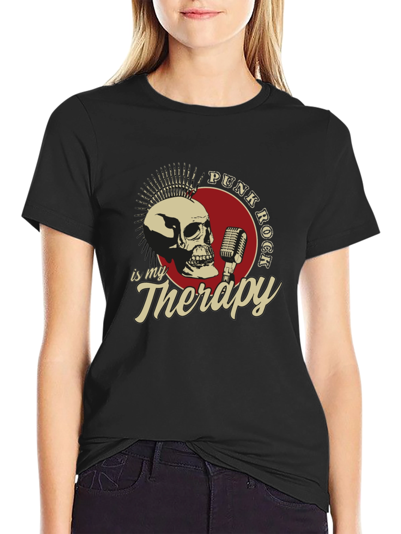 Punk Rock is My Therapy Graphic Tee