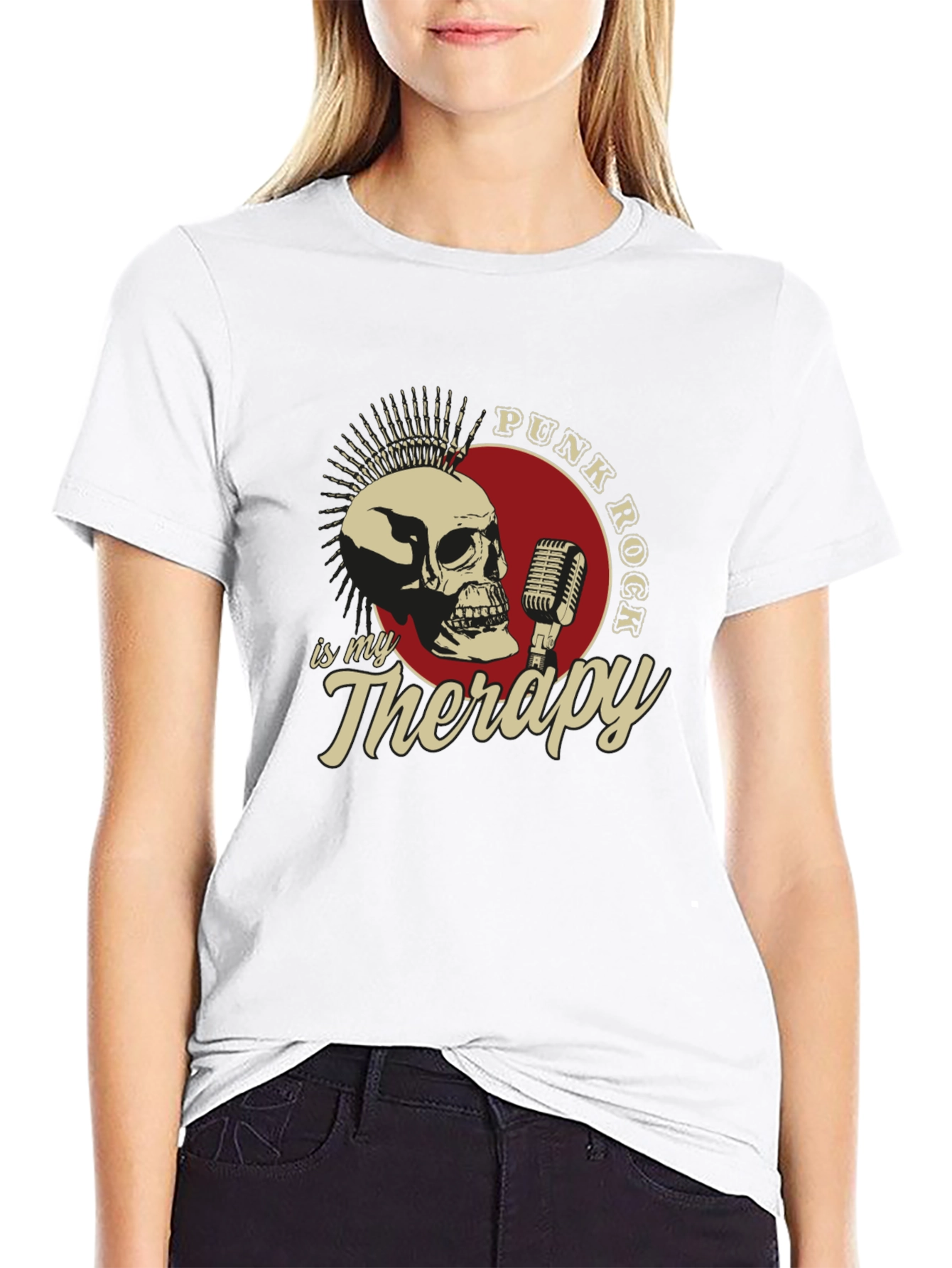 Punk Rock is My Therapy Graphic Tee