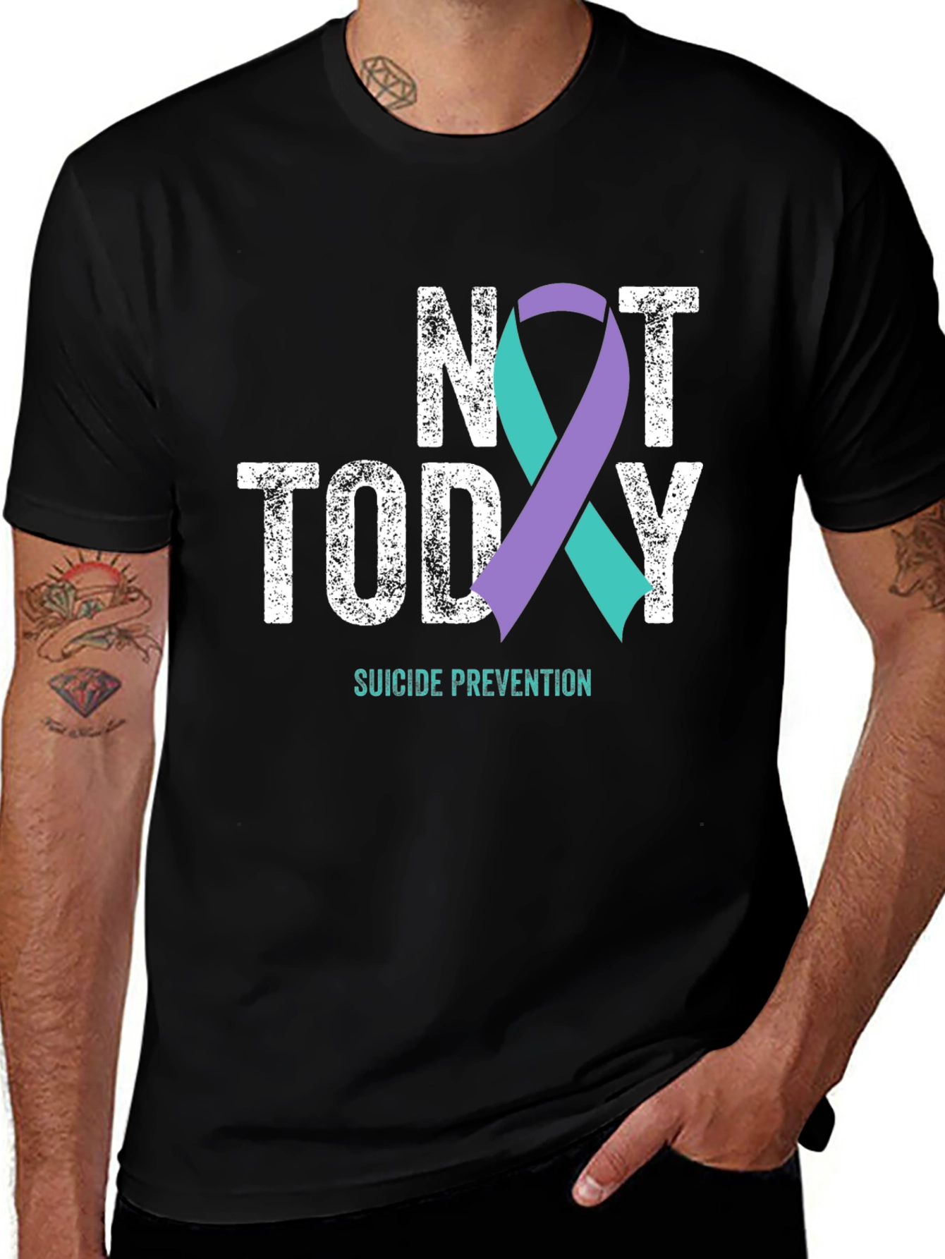 Not Today Suicide Prevention Awareness T-Shirt