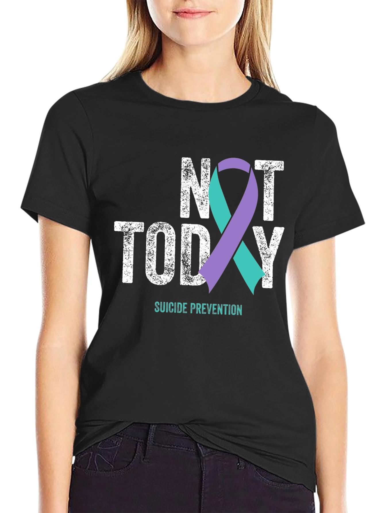 Not Today Suicide Prevention Awareness T-Shirt