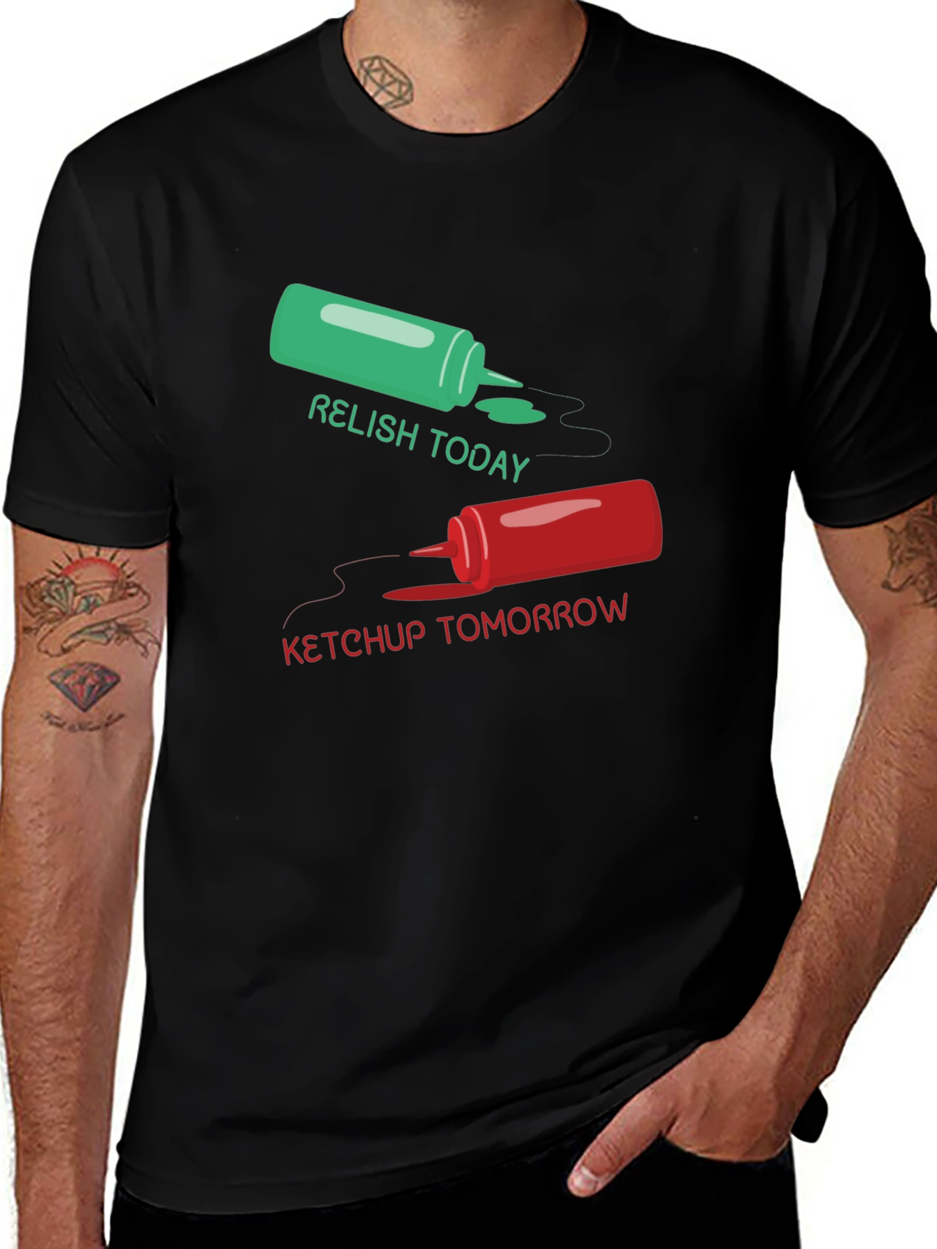 Relish Today Ketchup Tomorrow Graphic Tee