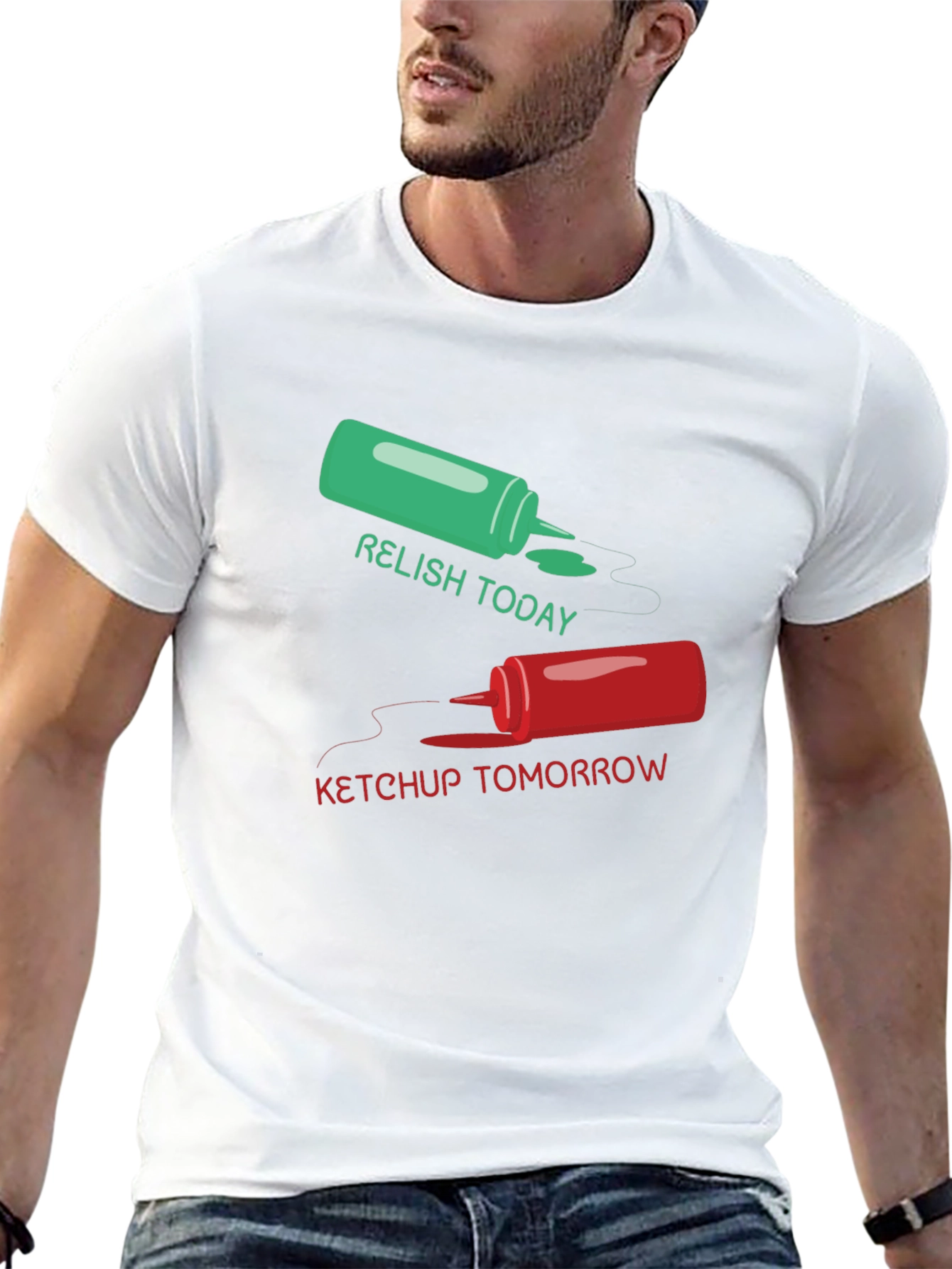 Relish Today Ketchup Tomorrow Graphic Tee