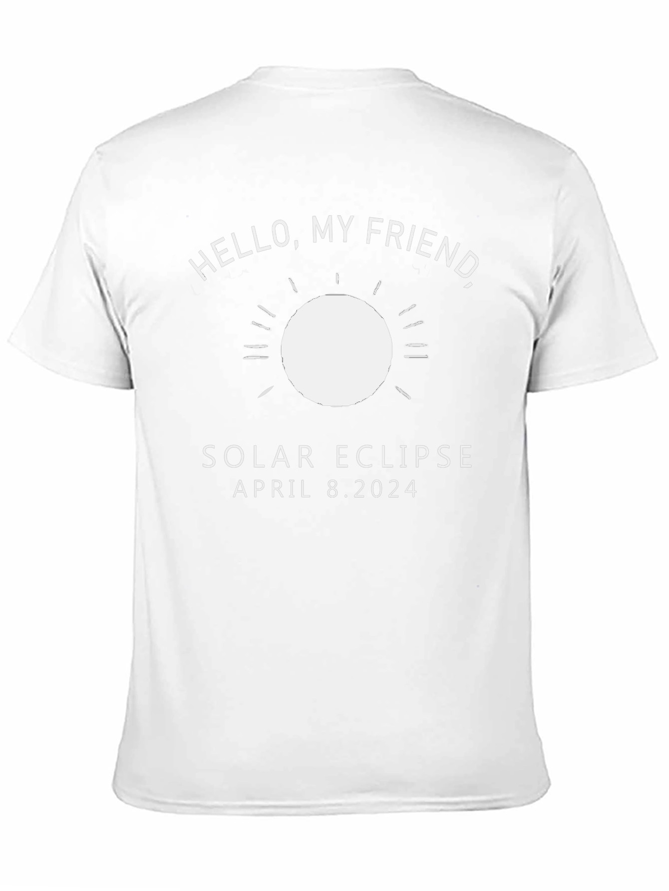Solar Eclipse April 8 2024 Black T-Shirt
