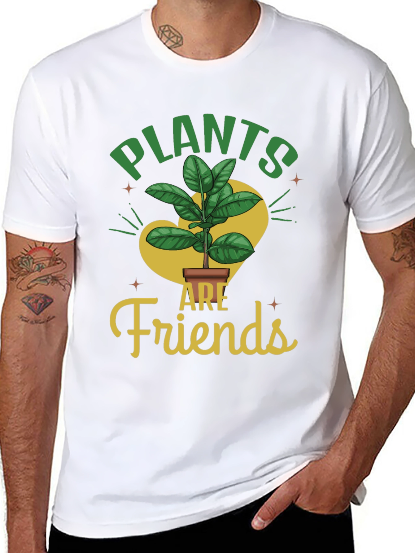 Plants Are Friends Graphic T-Shirt