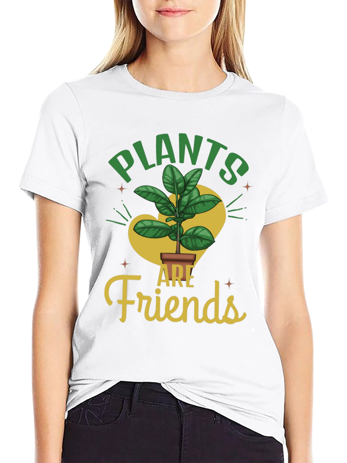 Plants Are Friends Graphic T-Shirt