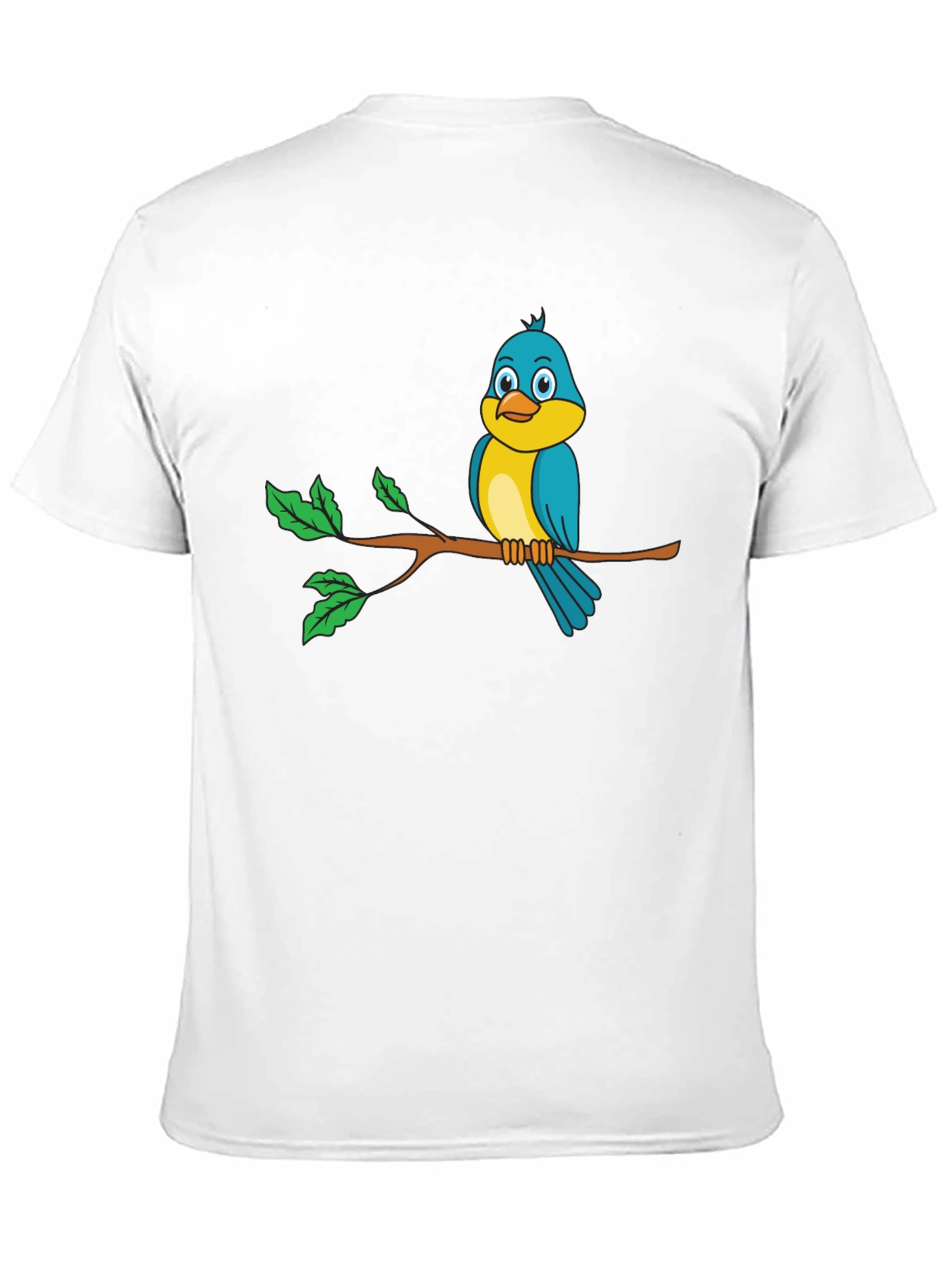 Bird on a Branch Black Graphic Tee