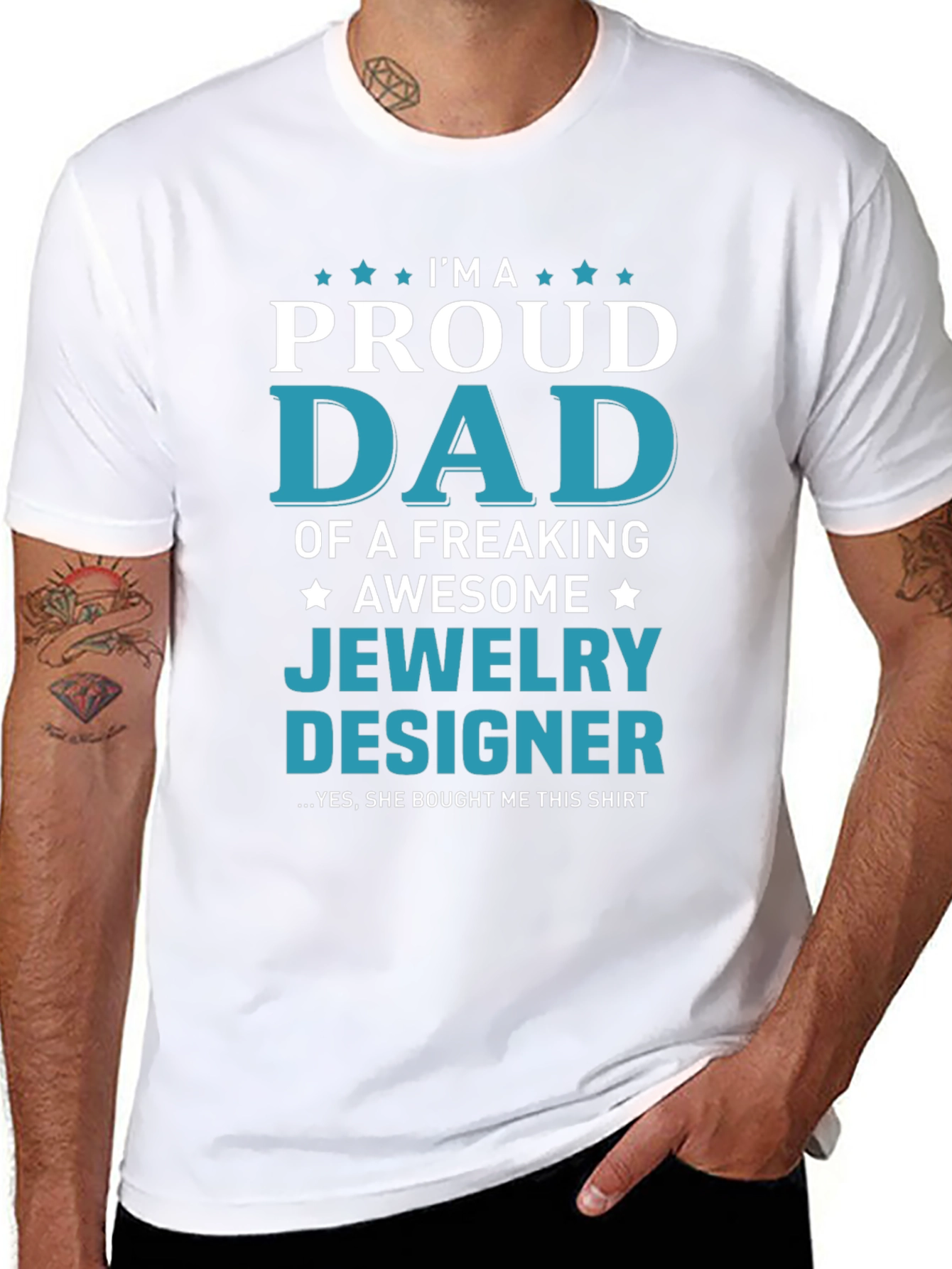 Proud Dad of a Jewelry Designer T-Shirt