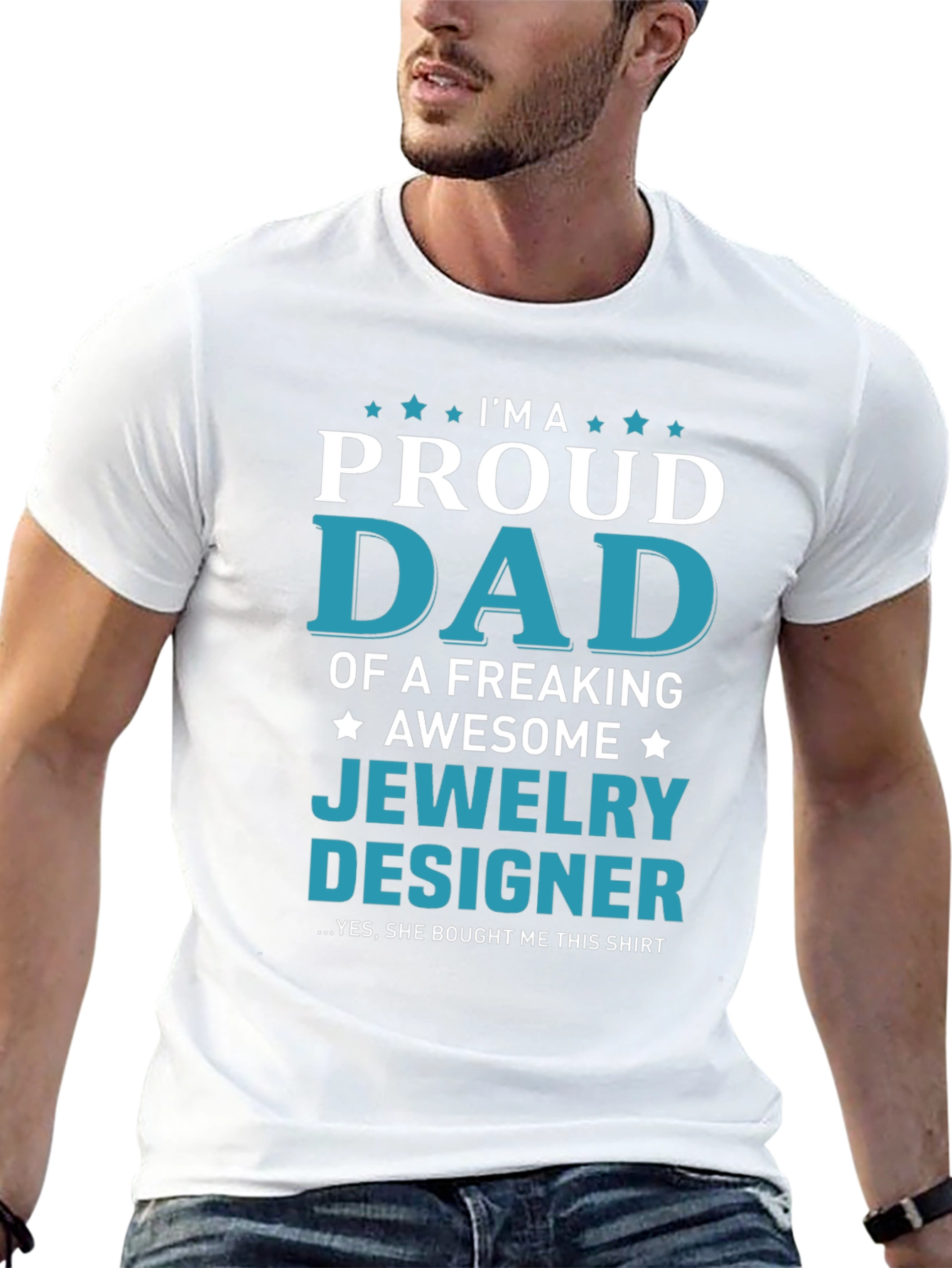 Proud Dad of a Jewelry Designer T-Shirt