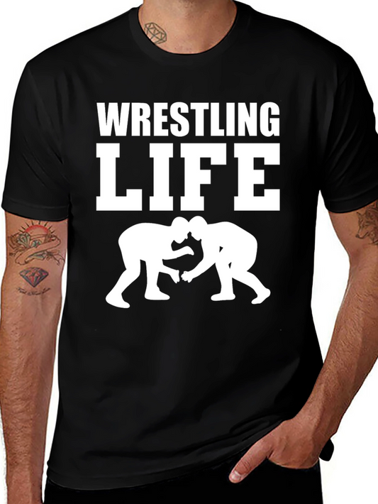 Wrestling Life Black T-Shirt