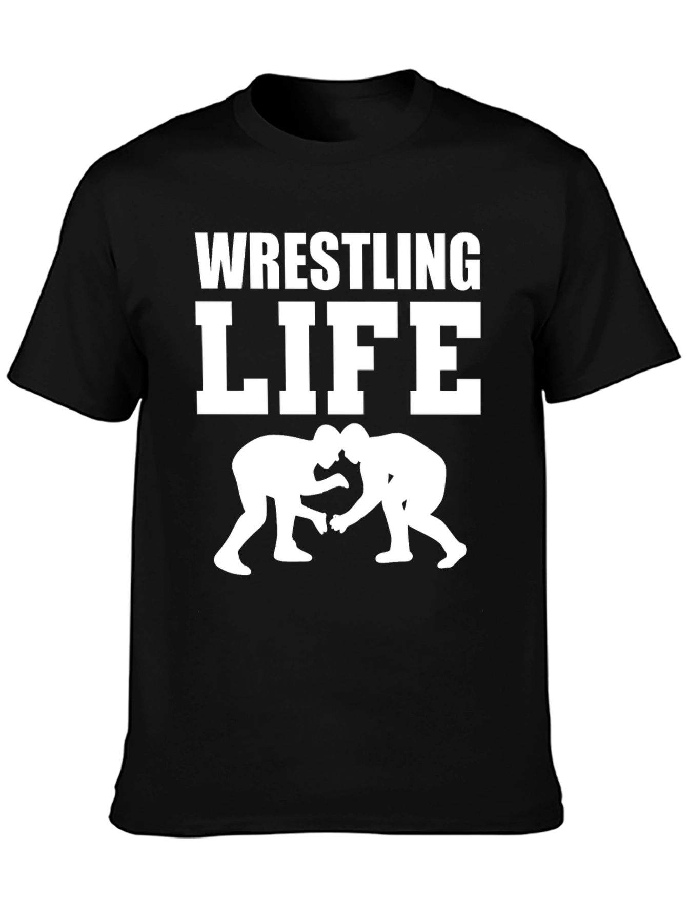 Wrestling Life Black T-Shirt